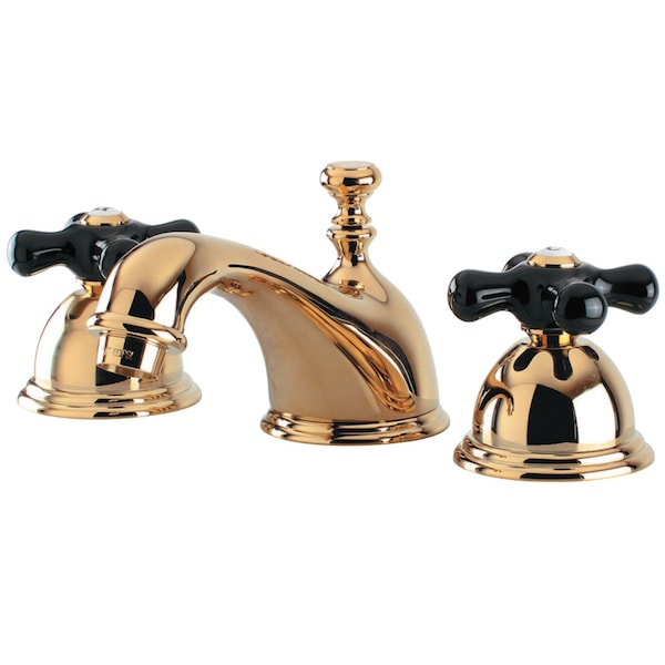 KS3962PKX Duchess Widespread Bathroom Faucet W/ Brass Pop-Up, Brass